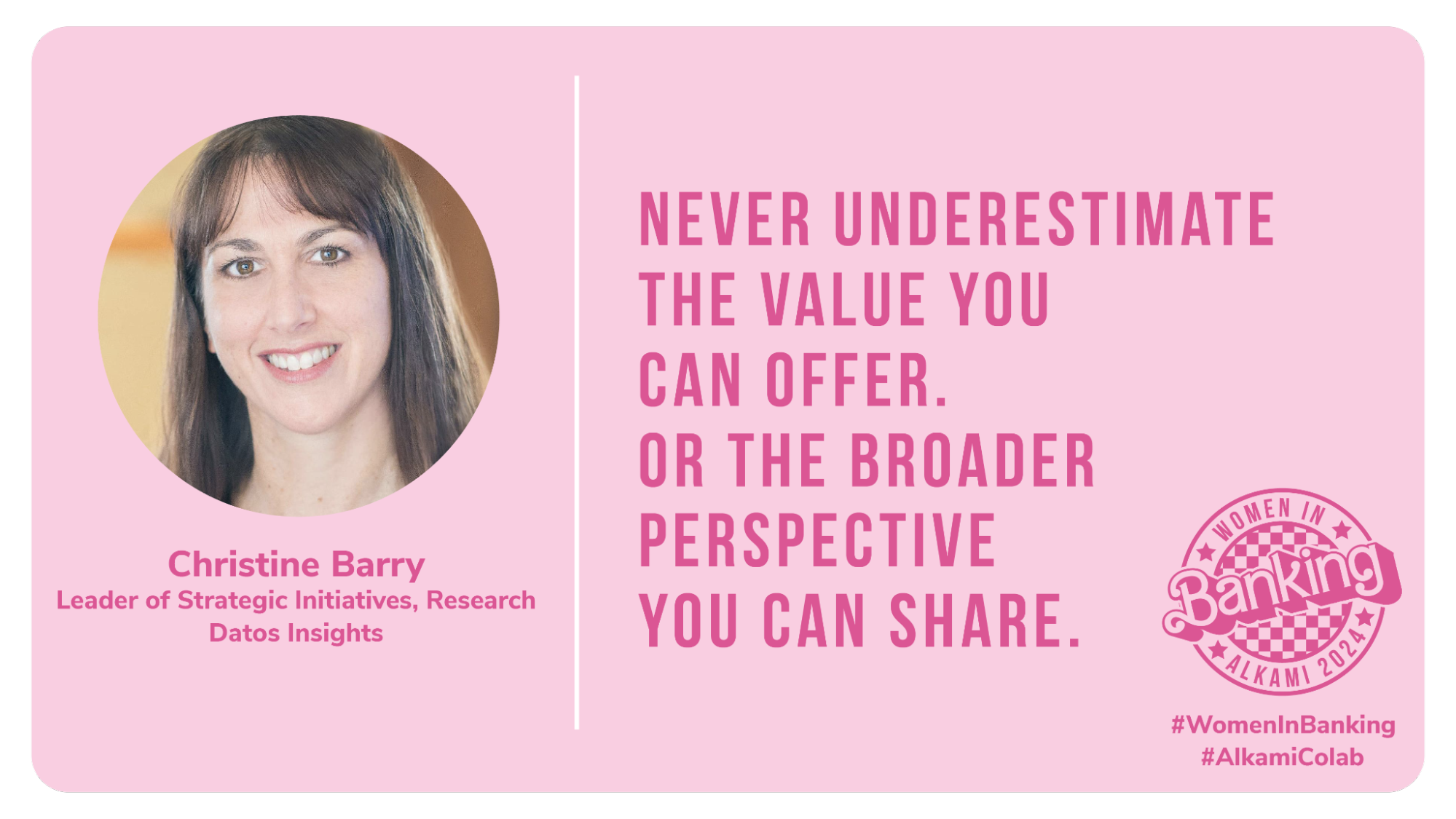 Christine Barry | Leader of Strategic Initiatives, Research | Datos Insights  
