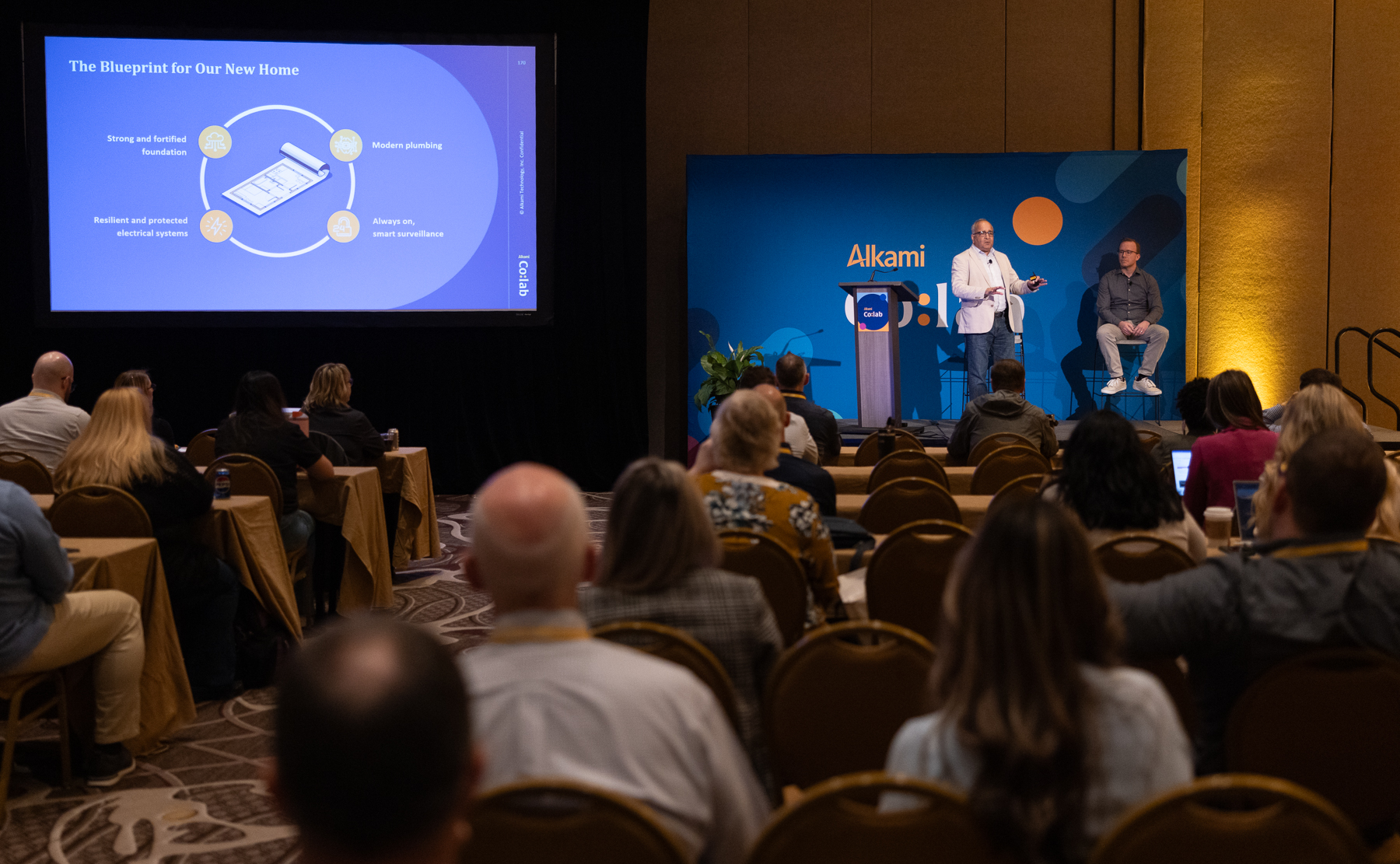 Engineering leaders discussing modernization strategies for the digital banking platform