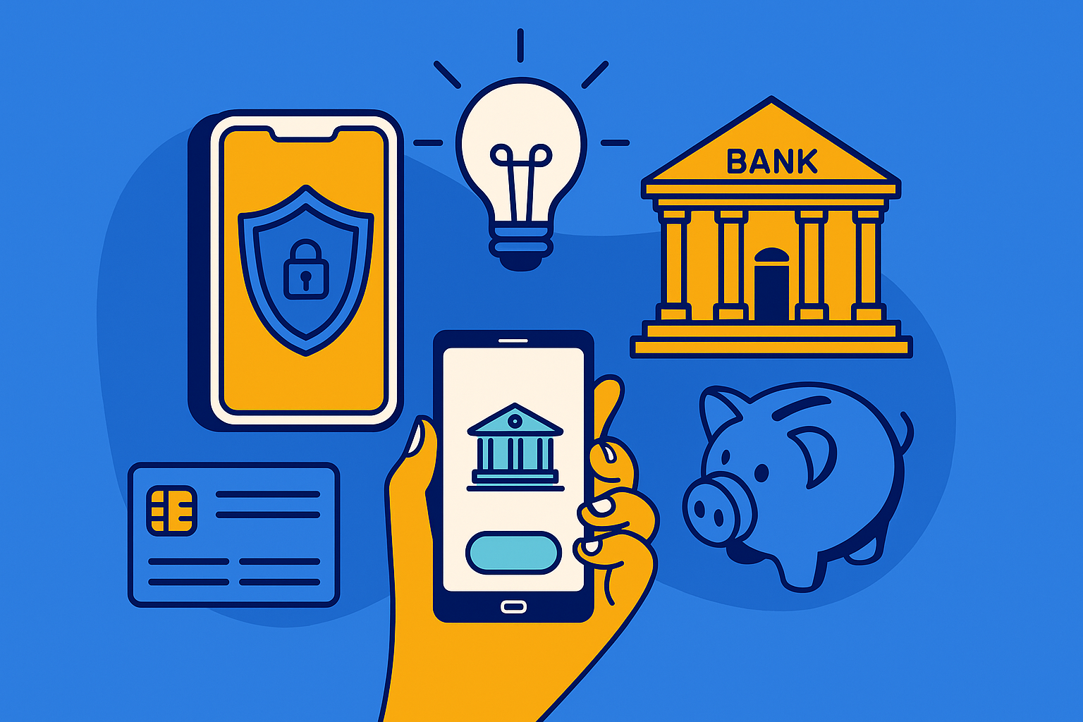 Conceptual illustration of using banking analytics to align insights with institutional strategy and identity.