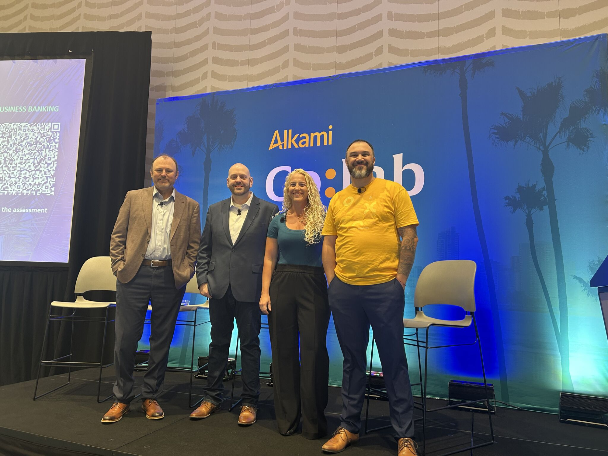 extensibility-strategies_panelists - Alkami Technology Speakers Allen Cheslik, Amanda Serrano, Joe Slitzker, and Jason Hawkins discuss extensibility strategies for enhancing a digital banking platform and delivering better banking experiences.