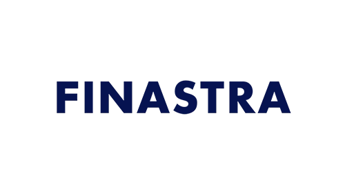 FINASTRA logo in dark blue with a short horizontal line extending to the right.