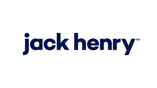 Jack Henry logo in blue wordmark on white background
