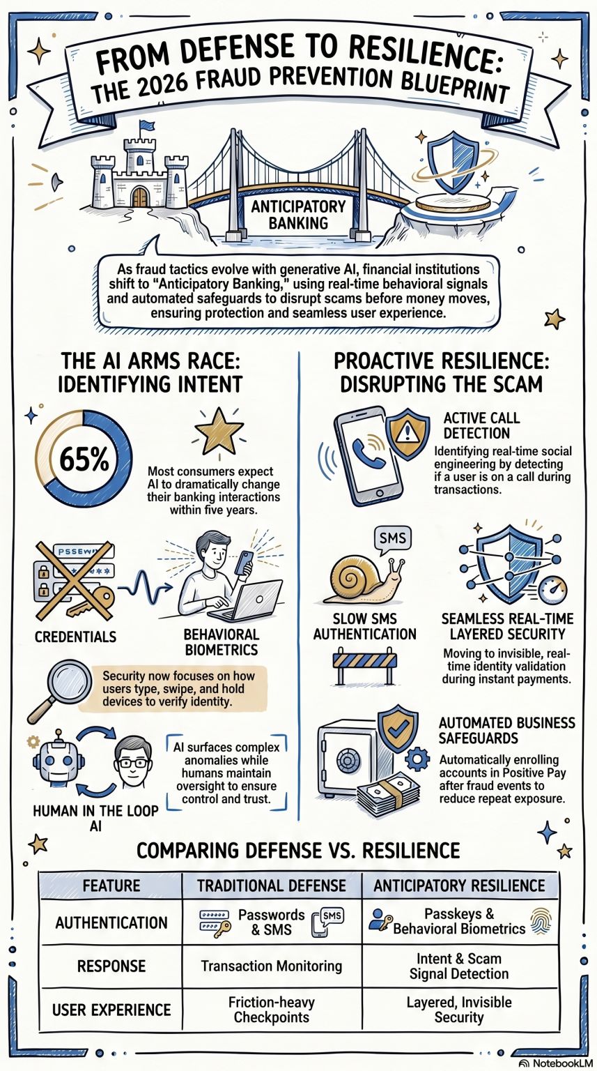 Theodora Lau’s Infographic titled “From Fraud Defense to Resilience: the 2026 fraud prevention blueprint”