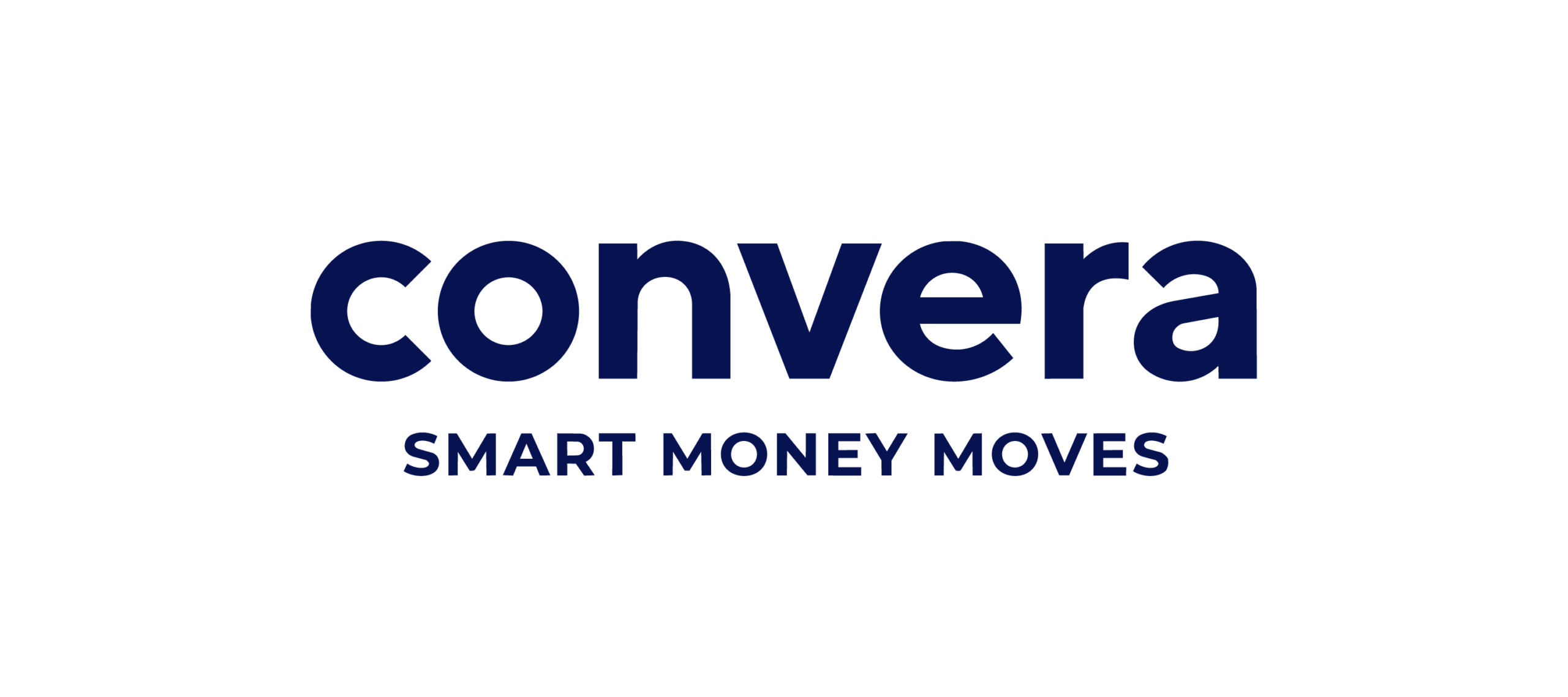 Convera logo in dark blue with the tagline SMART MONEY MOVES beneath the name.